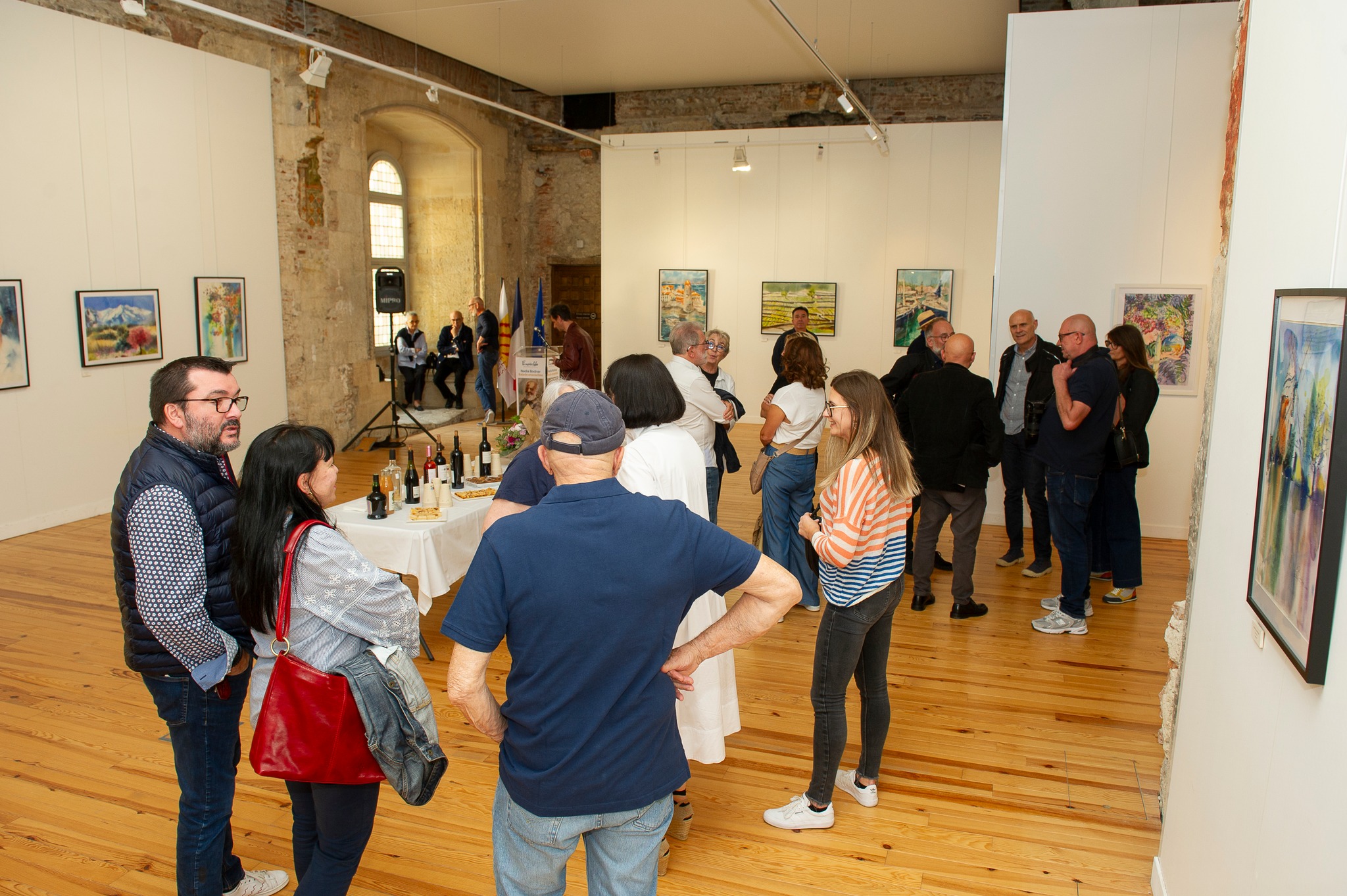 Vernissage de Nadia BODNAR au Palais des Rois de Majorque